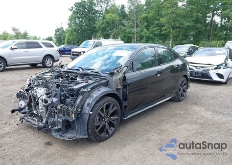 2017 Honda Civic Sport from USA, damaged, VIN SHHFK7H47HU406891